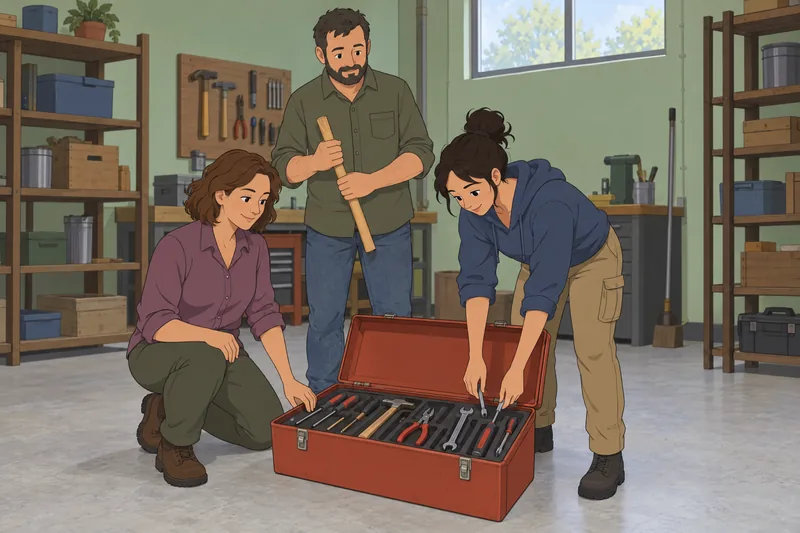 método para determinar: adultos coordinan un estante.