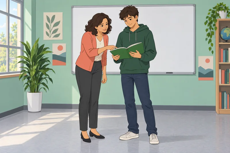 Abnotivity Level Assessment depicts a teacher guiding learning.
