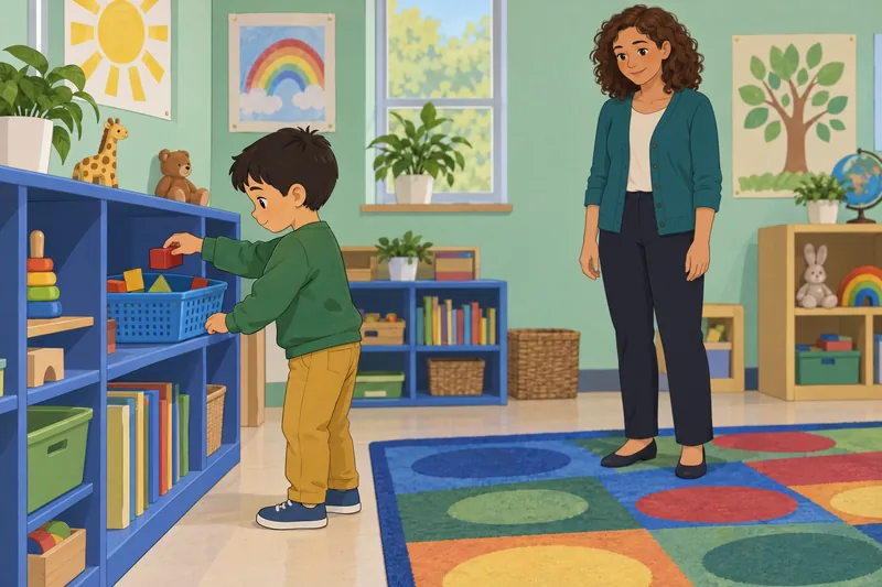 Preschool Cultural Congruence shows a block routine.
