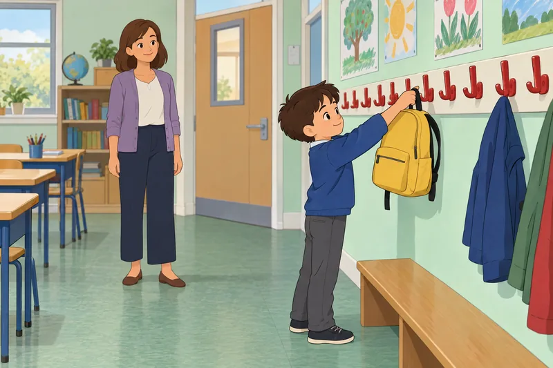 Cultural Congruence Assessment shows a classroom routine.