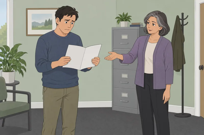 Irrational Beliefs Diagnostic unfolds in a clinic.