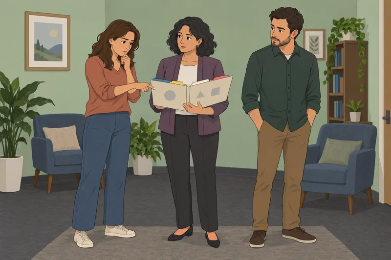 Assessment of Marital Conflict guides a questionnaire review.
