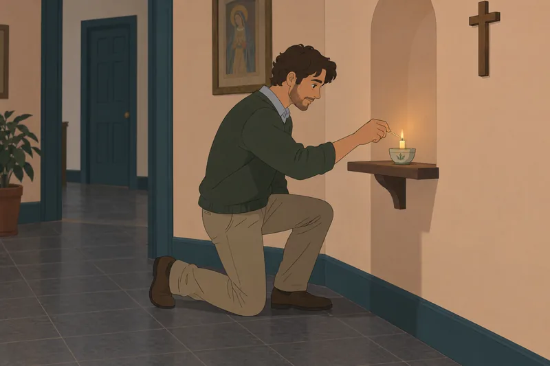 Religious Activity Assessment shows a votive candle.