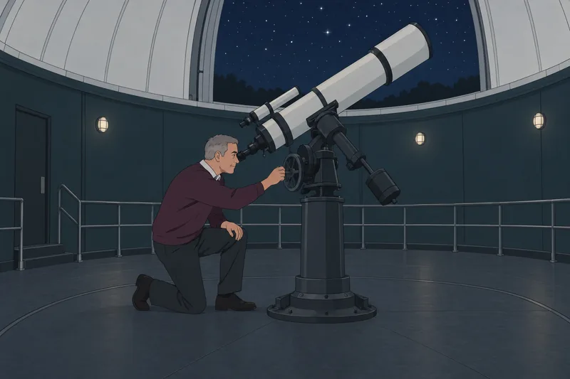 Scientific Research Motivation meets a telescope.