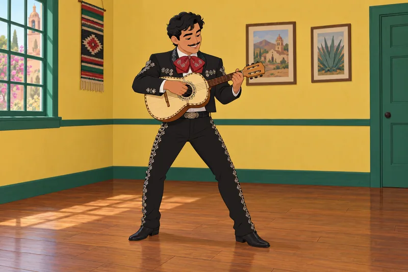 Mexican Quiz in a mariachi classroom.
