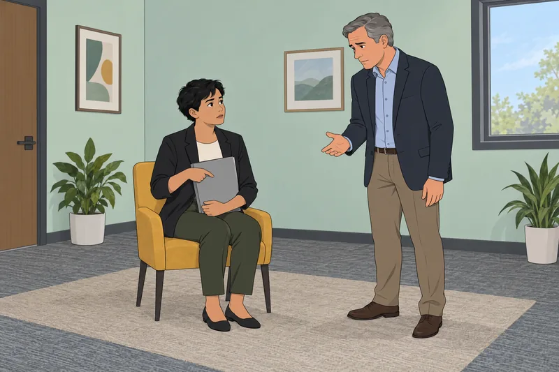 Microaggression in the workplace: an employee requests repair.