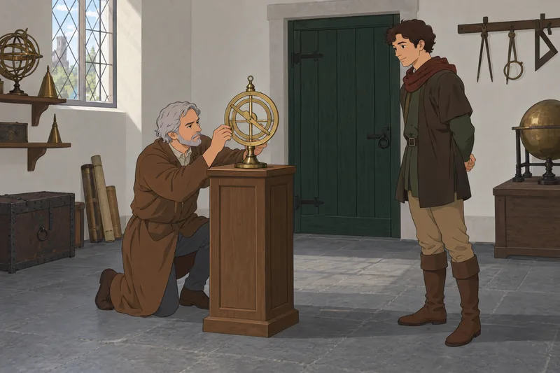 Middle Ages Quiz features a medieval astrolabe.