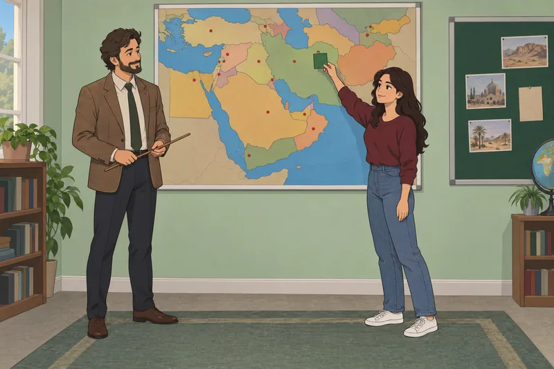 El cuestionario sobre las capitales muestra geografía regional.