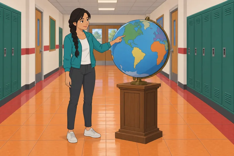 El cuestionario de secundaria muestra un globo.