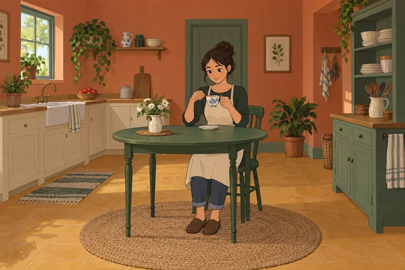 Mindful Attention Awareness during a quiet tea pause.