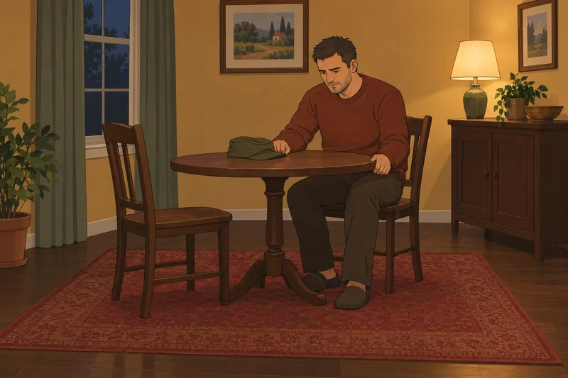 La escala de TEPT muestra una reflexión serena.