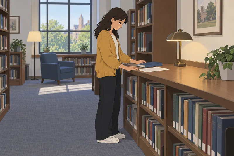 El cuestionario sobre citas aparece en biblioteca.