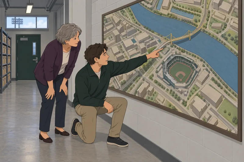 El cuestionario sobre estadios muestra un mapa.