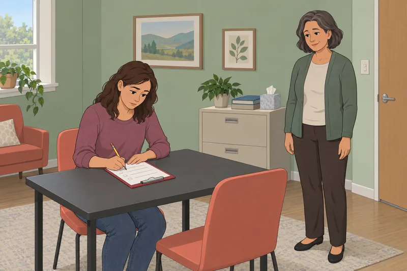 Modified Questionnaire Test shows self-observation.