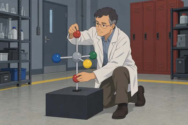 Molecular Geometry Quiz displays a trigonal-bipyramidal model.