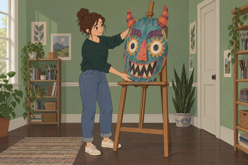 Quiz de personalidad muestra una máscara.