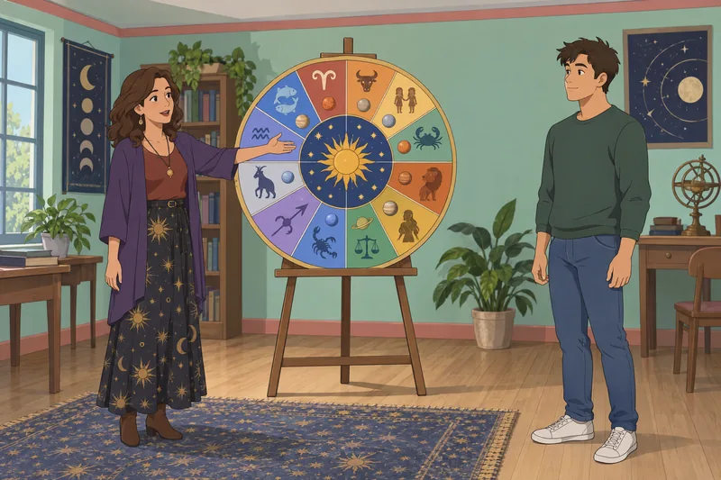 Moon Sign Quiz in an astrology classroom.