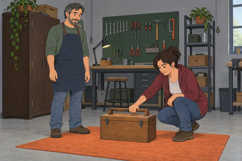 Escena del cuestionario de identidad en un taller.