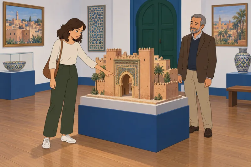 Quiz sobre Marruecos recorre una galería patrimonial.