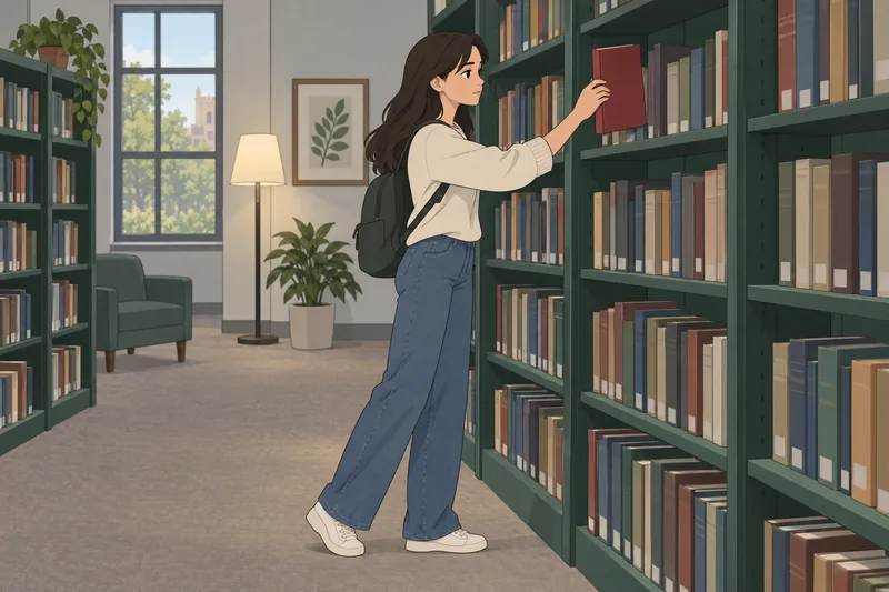 University Students' Achievement guides a focused library routine.
