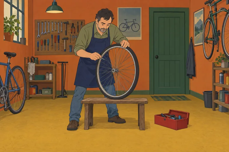 Achievement Motivation and patience guide wheel repair.
