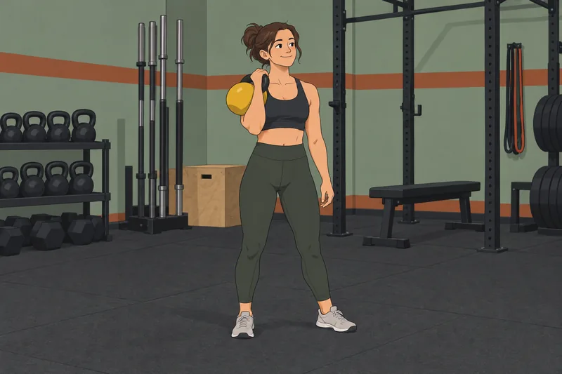 Test motivos de la actividad: atleta levanta pesa.