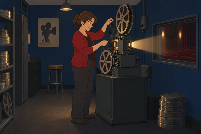 Movie Buff Quiz shows a film projector.