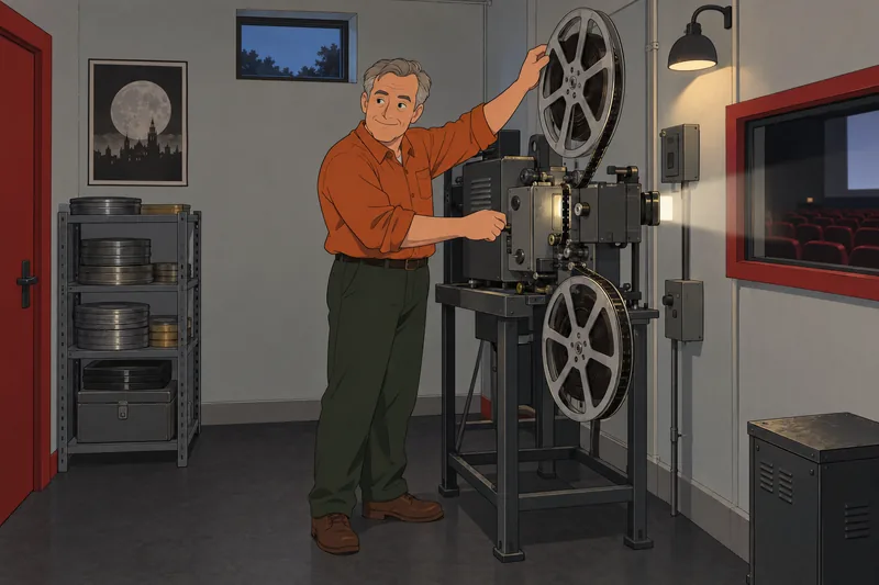 Movie Picture Quiz follows a projector operator.