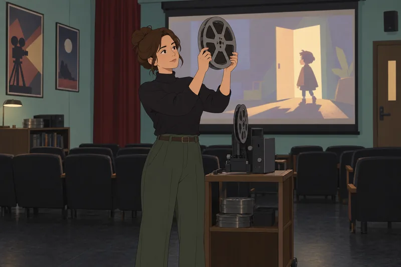 Quiz de escenas en una sala de cine.