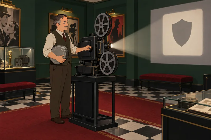 El cuestionario sobre logotipos destaca un proyector.