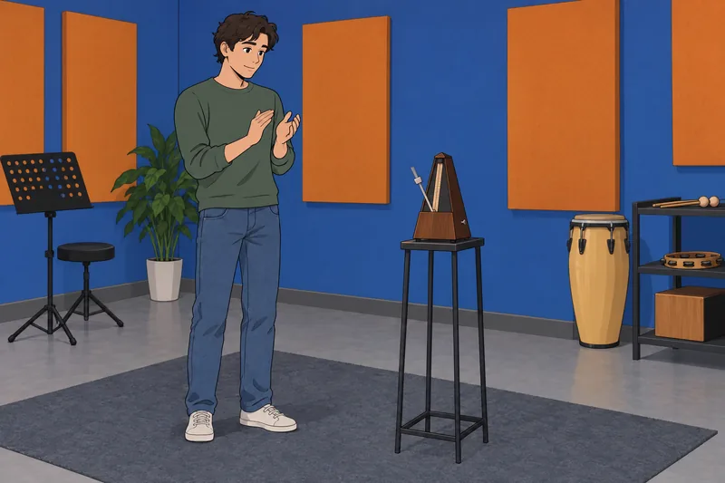 El juego de preguntas acompaña un ejercicio rítmico.