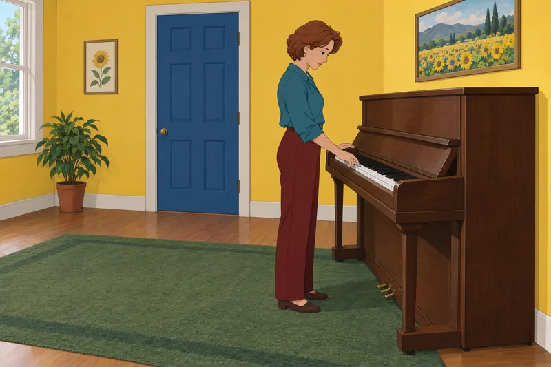 Music Recommendations Quiz shows a pianist rehearsing.