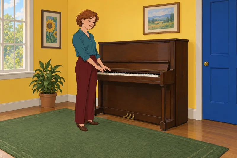 El cuestionario de recomendaciones muestra un pianista.