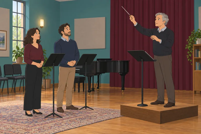 Music Terminology Quiz shows a conductor's baton.