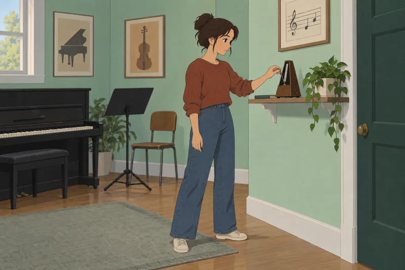 Music Theory Quiz shows rhythm practice.