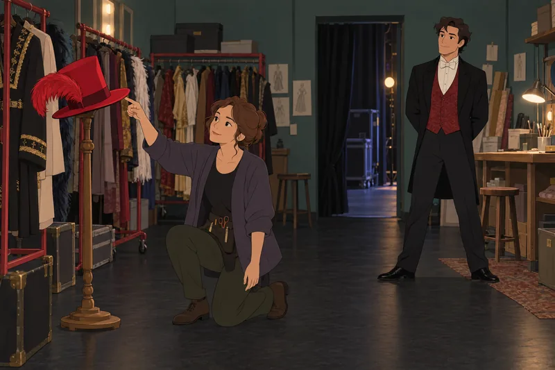 cuestionario sobre teatro entra en vestuario.