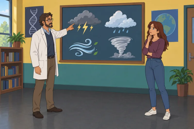 Mutant Power Quiz shows a weather ability lesson.