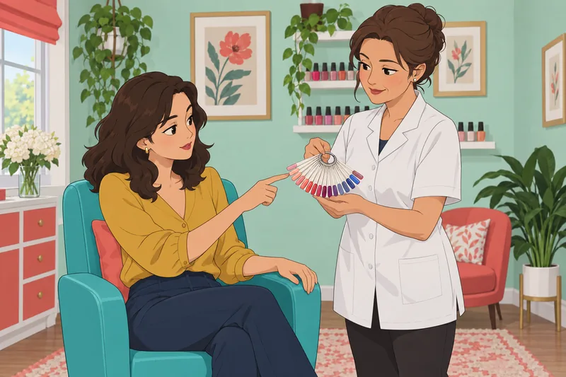 Nail Polish Personality guides a thoughtful salon choice.