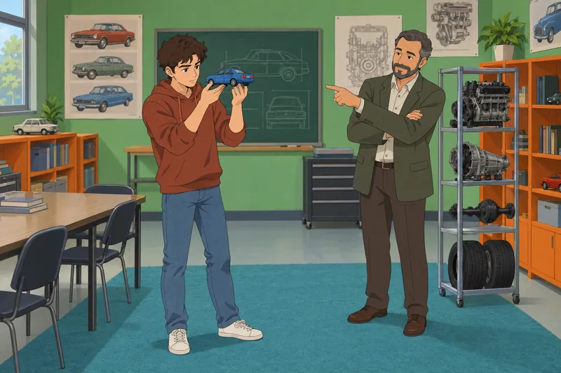 Name That Car in a classroom.