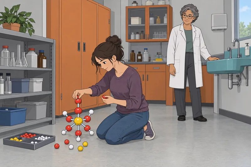 Naming Acids Quiz follows an ion-model exercise.