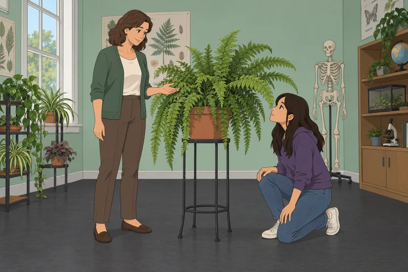 El cuestionario sobre la naturaleza muestra una planta.