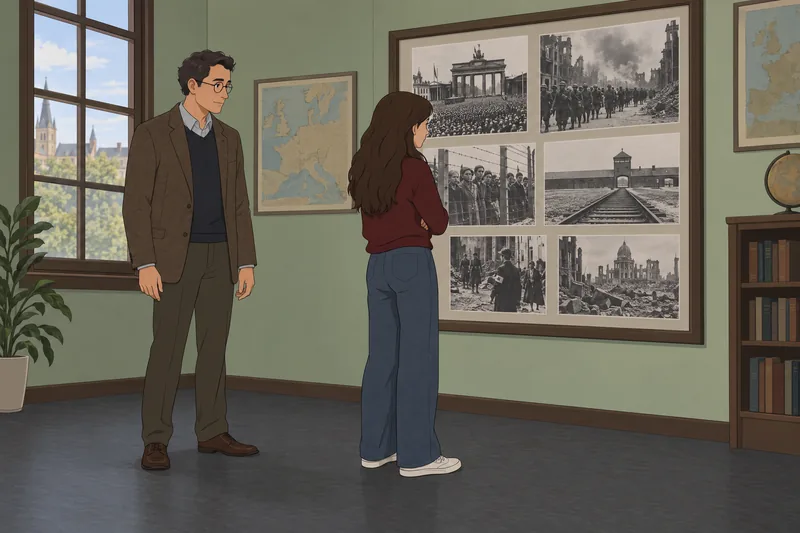 El cuestionario de conocimientos muestra una lección histórica.