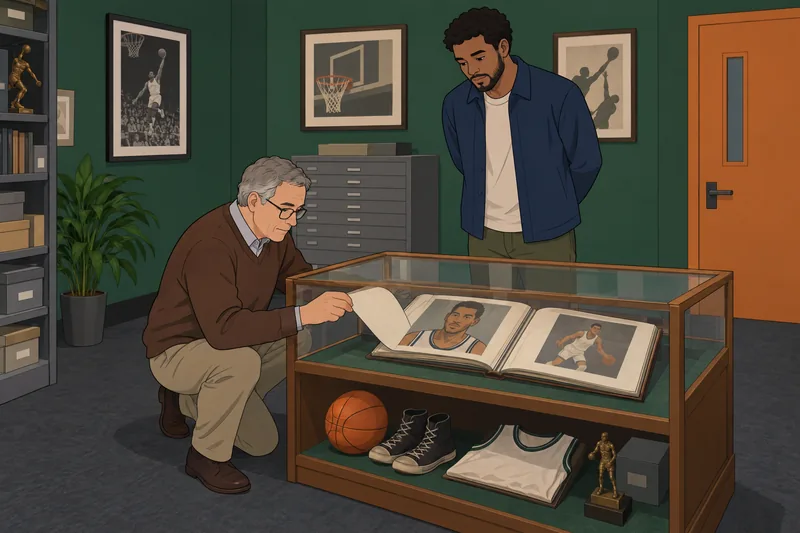 NBA Player Quiz opens an archive album.