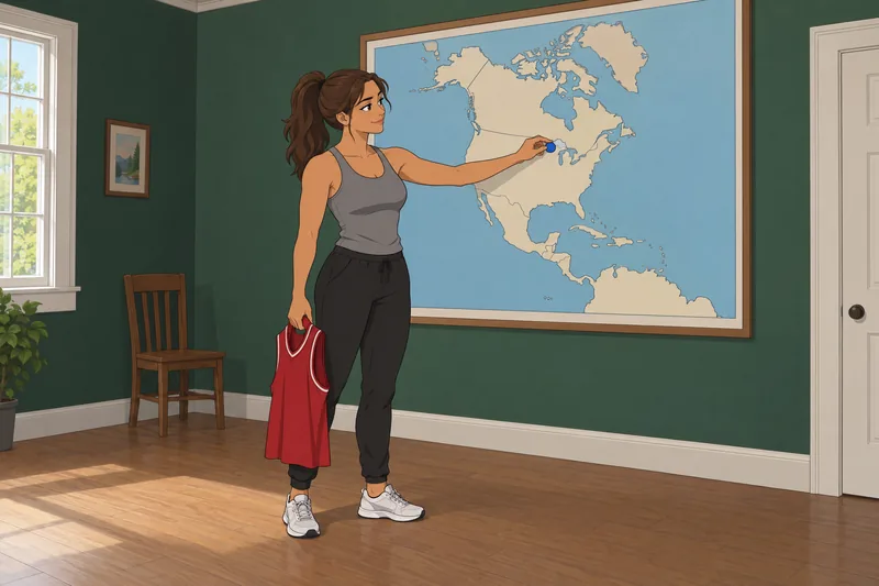 El cuestionario sobre los equipos muestra un mapa.