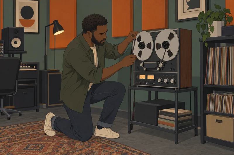 NBA YoungBoy Quiz shows an archivist adjusting tape.