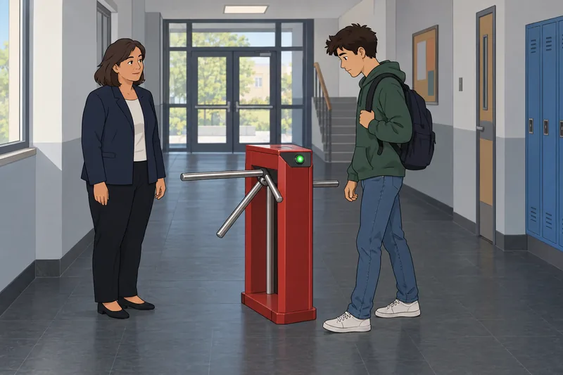 Necessary and Sufficient reasoning meets a turnstile.