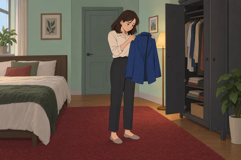 Negative Self-Perception Scale shows an uncertain clothing check.
