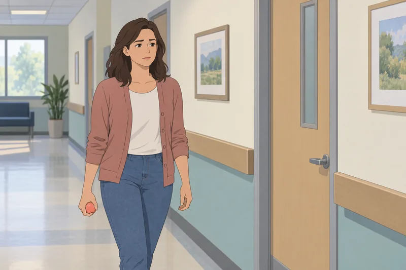 nivel de neuroticismo aparece en un pasillo clínico.