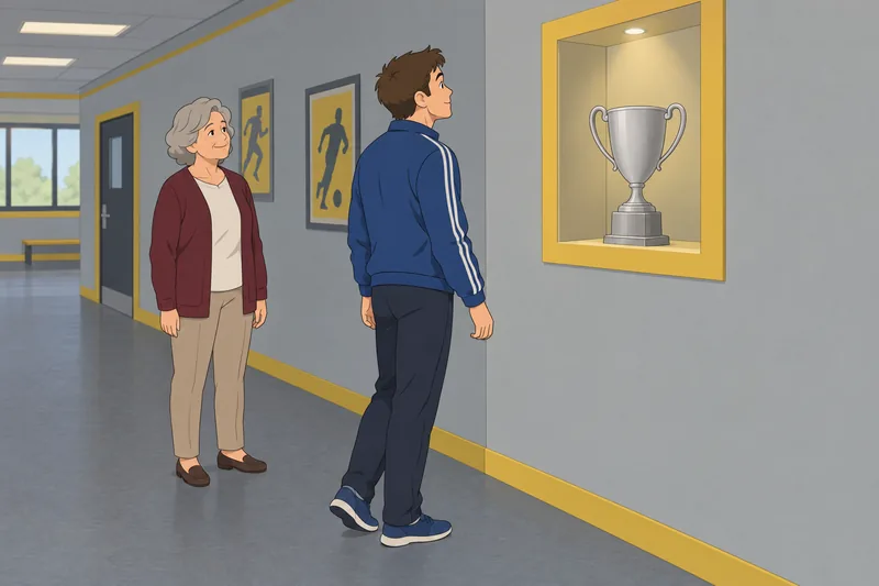 cuestionario sobre jugadores presenta un trofeo histórico.