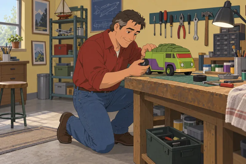 Ninja Turtle Quiz: collector builds a team van.